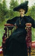Ilya Yefimovich Repin, Portrait of actress Maria Fyodorovna Andreyeva